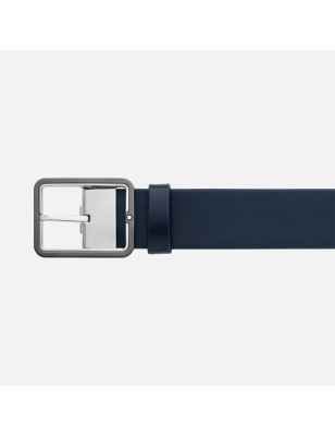 CINTURA REVERSIBILE PELLE BLU GRIGIA UOMO MONTBLANC 