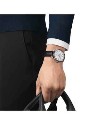 OROLOGIO POWERMATIC 80 CINTURINO NERO UOMO TISSOT LE LOCLE T0064071603300 TISSOT