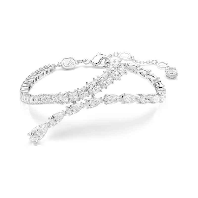 BRACCIALE MATRIX BIANCO TAGLIO MISTO DONNA SWAROVSKI BRACCIALE MATRIX BIANCO TAGLIO MISTO DONNA SWAROVSKI