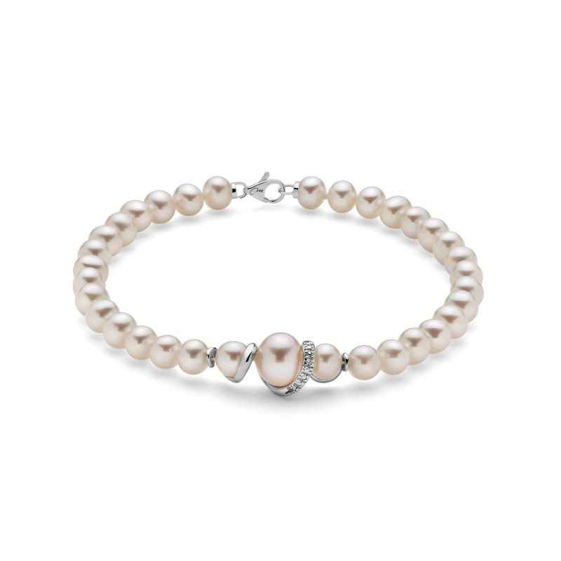 BRACCIALE PERLE ORIENTE CENTRALE ORO DIAMANTE MILUNA LE PERLE BRACCIALE PERLE ORIENTE CENTRALE ORO DIAMANTE MILUNA LE PERLE
