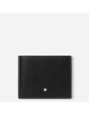 PORTAFOGLIO 10 SCOMPARTI PORTAMONETE NERO MONTBLANC MEISTERSTUCK 198315 MONTBLANC