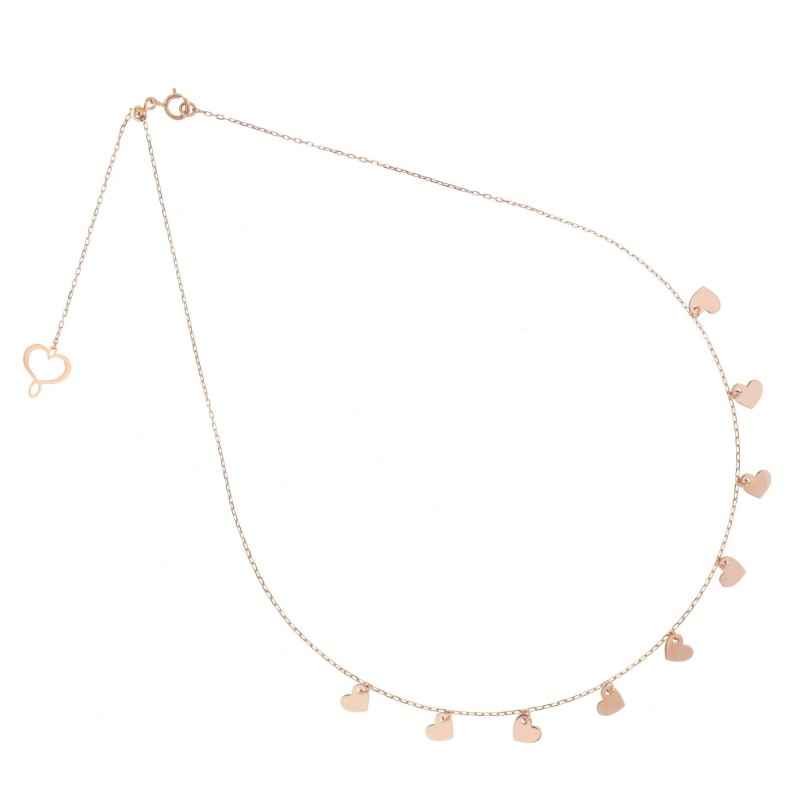 GIROCOLLO 18KT NOVE CUORI PENDENTI MAMAN ET SOPHIE GIROCOLLO 18KT NOVE CUORI PENDENTI MAMAN ET SOPHIE