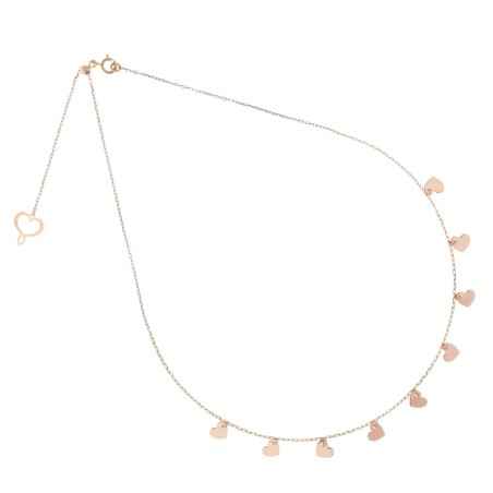 GIROCOLLO 18KT NOVE CUORI PENDENTI MAMAN ET SOPHIE GHAUM29L MAMAN ET SOPHIE