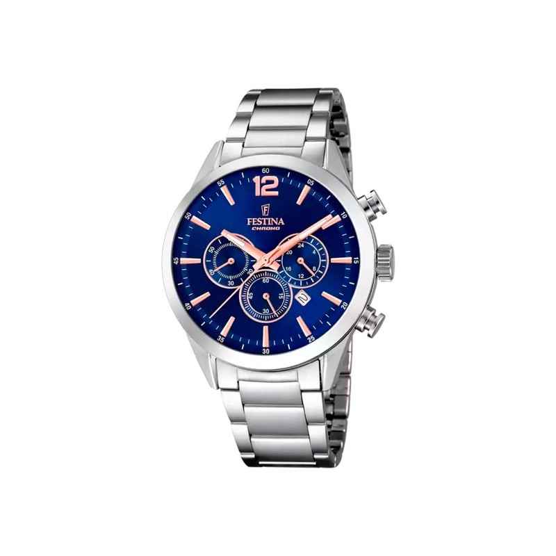 OROLOGIO ACCIAIO 43MM UOMO FESTINA TIMELESS CHRONOGRAPH OROLOGIO ACCIAIO 43MM UOMO FESTINA TIMELESS CHRONOGRAPH