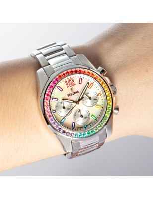 OROLOGIO RAIMBOW DONNA FESTINA BOYFRIEND COLLECTION F20606/2 FESTINA