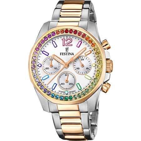 OROLOGIO 38MM RAIMBOW DONNA FESTINA BOYFRIEND COLLECTION F20608/2 FESTINA