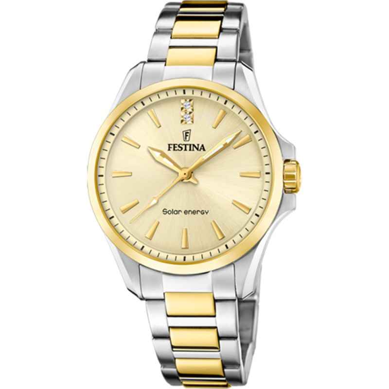 OROLOGIO SOLAR ENERGY BICOLORE DONNA FESTINA OROLOGIO SOLAR ENERGY BICOLORE DONNA FESTINA