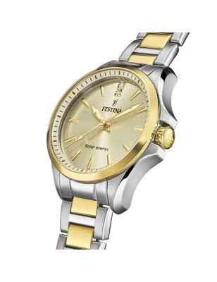 OROLOGIO SOLAR ENERGY BICOLORE DONNA FESTINA  F20655/3 FESTINA