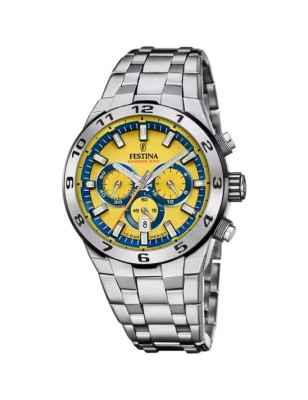 OROLOGIO CHRONO BIKE GIALLO UOMO FESTINA  F20670/4 FESTINA