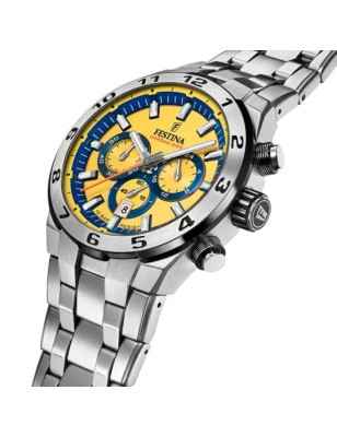 OROLOGIO CHRONO BIKE GIALLO UOMO FESTINA 