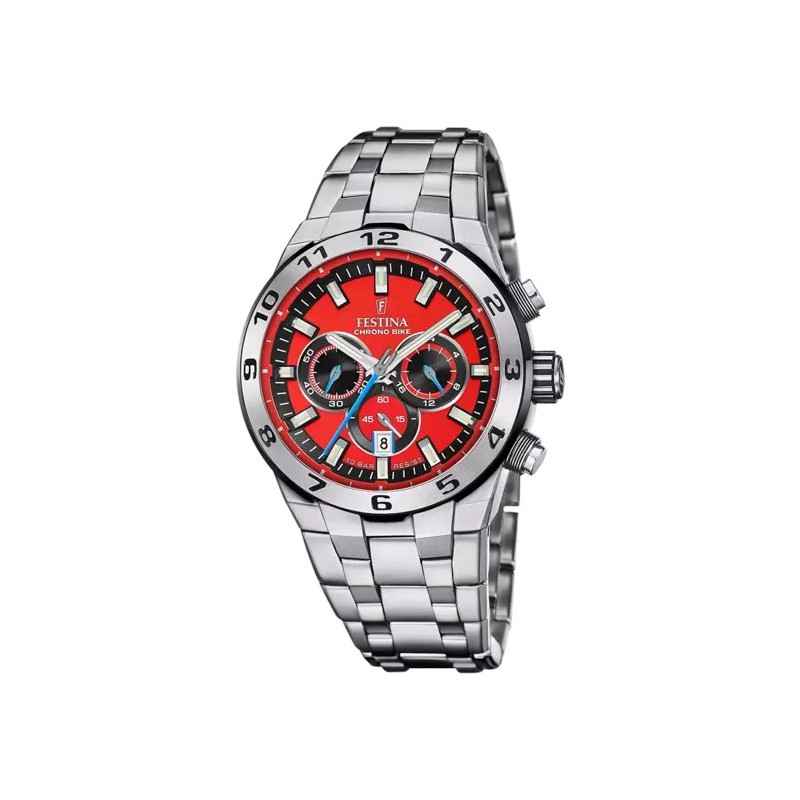 OROLOGIO CHRONO BIKE ROSSO UOMO FESTINA 