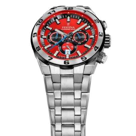 OROLOGIO CHRONO BIKE ROSSO UOMO FESTINA 