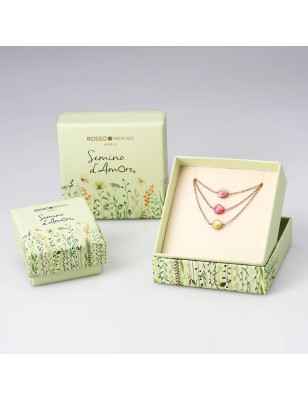 BRACCIALE PEONIA DONNA ROSSOPREZIOSO SEMINO D'AMORE BC 24406 PE ROSSOPREZIOSO