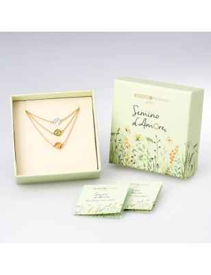 GIROCOLLO ORO STONE TOPAZIO AZZURRO DONNA ROSSOPREZIOSO GC 23493 TA ROSSOPREZIOSO