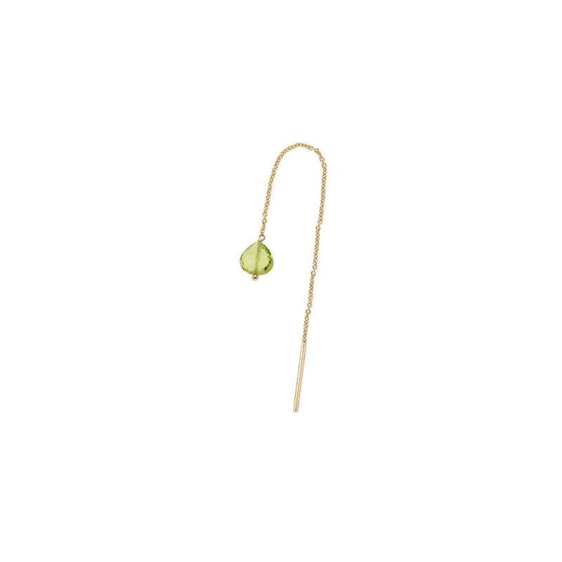 MONORECCHINO ORO STONE PERIDOTO DONNA ROSSOPREZIOSO MONORECCHINO ORO STONE PERIDOTO DONNA ROSSOPREZIOSO