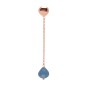 MONORECCHINO LONG GLAM BLUE ROSSOPREZIOSO SEMINO D'AMORE