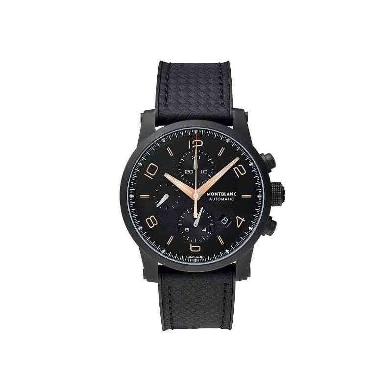 OROLOGIO CRONO NERO AUTOMATICO UOMO MONTBLANC TIMEWALKER OROLOGIO CRONO NERO AUTOMATICO UOMO MONTBLANC TIMEWALKER