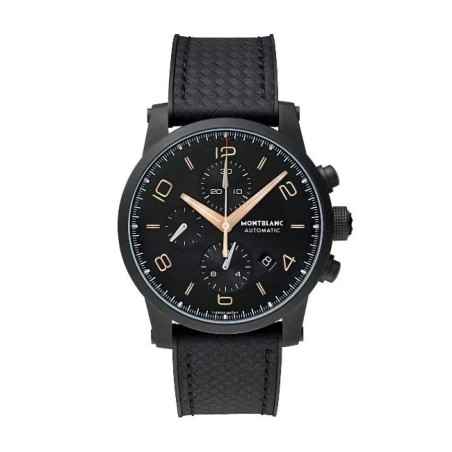 OROLOGIO CRONO NERO AUTOMATICO UOMO MONTBLANC TIMEWALKER 111684 MONTBLANC