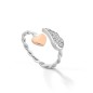 ANELLO CON CUORE E ALA DONNA ROBERTO GIANNOTTI 