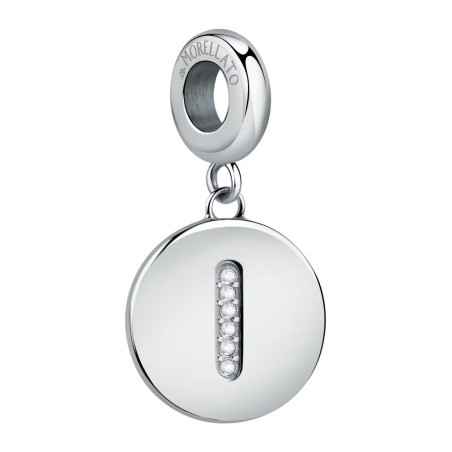 CHARM LETTERA I ACCIAIO E CRISTALLI DONNA MORELLATO  SCZ1161 MORELLATO