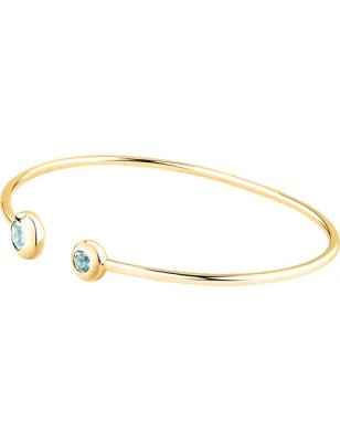 BANGLE TESORI ETERNI DORATO E TOPAZIO BLU MORELLATO SAXN08 MORELLATO