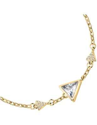 BRACCIALE TRILLIANT DORATO CON CRISTALLI BIANCHI MORELLATO