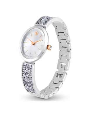 OROLOGIO CRYSTAL ROCK OVAL BIANCO DONNA SWAROVSKI 