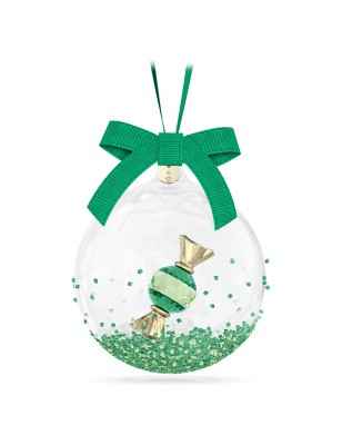 DECORAZIONE HOLIDAY CHEERS DULCIS PALLINA VERDE DONNA SWAROVSKI  5688312 SWAROVSKI