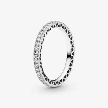 ANELLO FEDINA PIETRE E CUORI MIS.52 DONNA PANDORA  190963CZ-52 PANDORA