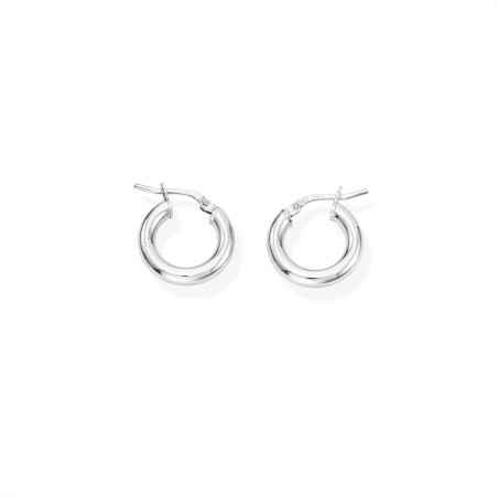 ORECCHINI CERCHIO IN ARGENTO DONNA AMEN  ORCE3B1 AMEN