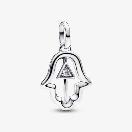 CHARM PENDENTE MEDALLION MANO DI FATIMA DONNA PANDORA  793411C01 PANDORA