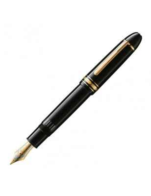 PENNA STILOGRAFICA IN RESINA NERA PENNINO IN ORO UOMO MONTBLANC MEISTERSTUCK 10574 MONTBLANC