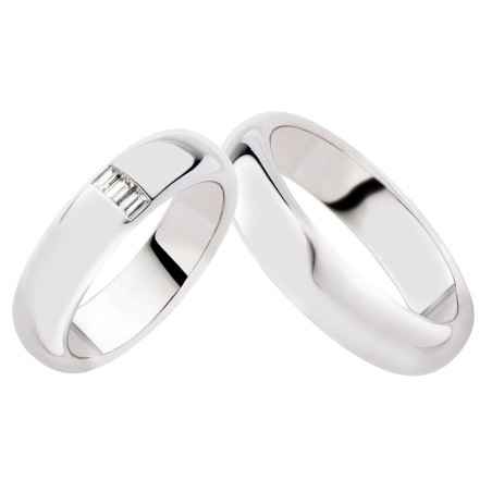 ANELLO FEDE NUZIALE IN ORO BIANCO UOMO-DONNA POLELLO  2094UB POLELLO