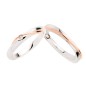 ANELLO FEDE IN ORO BIANCO E ROSA UOMO POLELLO ANELLO FEDE IN ORO BIANCO E ROSA UOMO POLELLO
