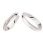 ANELLO FEDE IN ORO BIANCO DIAMANTI 0.38 DONNA POLELLO ANELLO FEDE IN ORO BIANCO DIAMANTI 0.38 DONNA POLELLO