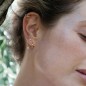 MONORECCHINO ORO CON DIAMANTE NUDO 0.05CT MAMAN ET SOPHIE MONORECCHINO ORO CON DIAMANTE NUDO 0.05CT MAMAN ET SOPHIE