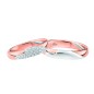 ANELLO FEDE NUZIALE IN ORO ROSA E BIANCO 18KT UOMO-DONNA POLELLO ANELLO FEDE NUZIALE IN ORO ROSA E BIANCO 18KT UOMO-DONNA POLELLO