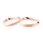 ANELLO FEDE NUZIALE IN ORO ROSA E DIAMANTI DONNA POLELLO ANELLO FEDE NUZIALE IN ORO ROSA E DIAMANTI DONNA POLELLO