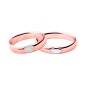 ANELLO FEDE ORO ROSA E BIANCO CON DIAMANTI DONNA POLELLO ANELLO FEDE ORO ROSA E BIANCO CON DIAMANTI DONNA POLELLO