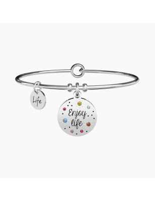 BANGLE CON CIONDOLO ENJOY LIFE DONNA KIDULT PHILOSOPHY 731865 KIDULT