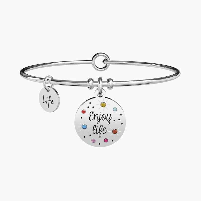 BANGLE CON CIONDOLO ENJOY LIFE DONNA KIDULT PHILOSOPHY