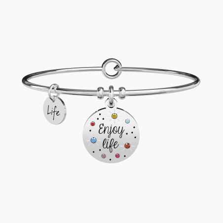 BANGLE CON CIONDOLO ENJOY LIFE DONNA KIDULT PHILOSOPHY 731865 KIDULT