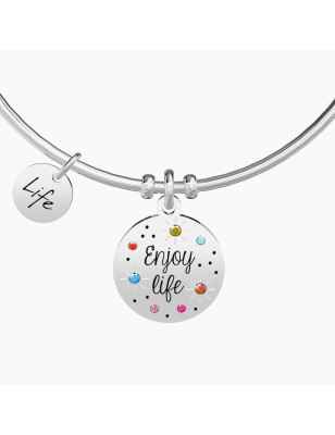 BANGLE CON CIONDOLO ENJOY LIFE DONNA KIDULT PHILOSOPHY