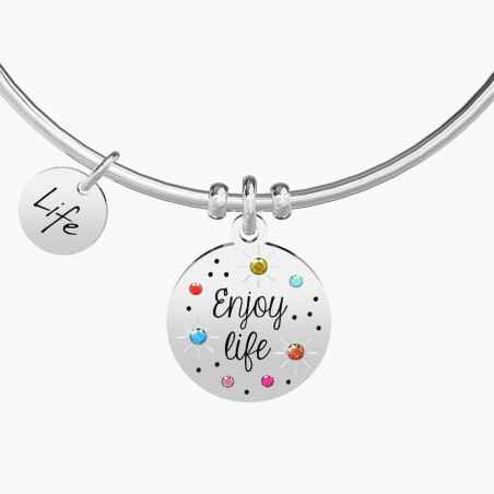 BANGLE CON CIONDOLO ENJOY LIFE DONNA KIDULT PHILOSOPHY