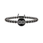 BRACCIALE SFERE ONICE E SIMBOLO INFINITO UOMO KIDULT