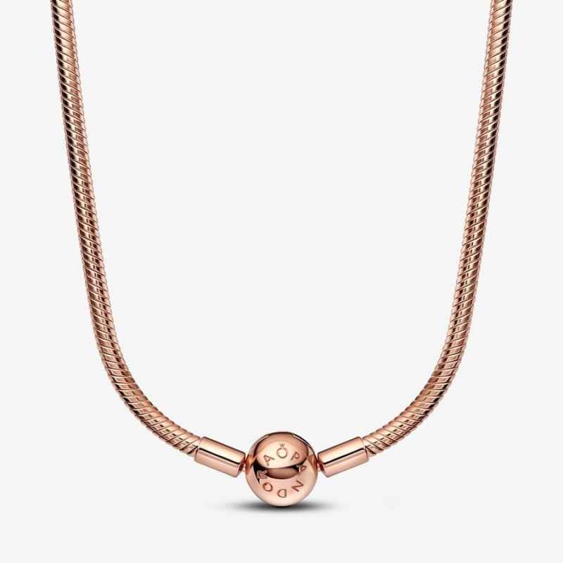 COLLANA MOMENTS 42CM COLOR ORO ROSA DONNA PANDORA COLLANA MOMENTS 42CM COLOR ORO ROSA DONNA PANDORA