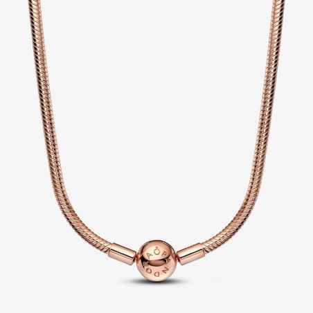 COLLANA MOMENTS 42CM COLOR ORO ROSA DONNA PANDORA 382234C00-42 PANDORA