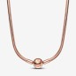 COLLANA MOMENTS 42CM COLOR ORO ROSA DONNA PANDORA COLLANA MOMENTS 42CM COLOR ORO ROSA DONNA PANDORA