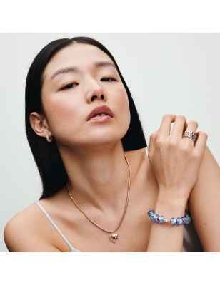 COLLANA MOMENTS 42CM COLOR ORO ROSA DONNA PANDORA 382234C00-42 PANDORA