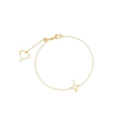 BRACCIALE CHIAVE DI VIOLINO PICCOLA GIALLO DONNA MAMAN ET SOPHIE  BPVIO1CHGI MAMAN ET SOPHIE